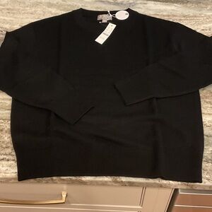 J. Crew Women's Cashmere Relaxed Crewneck Sweater